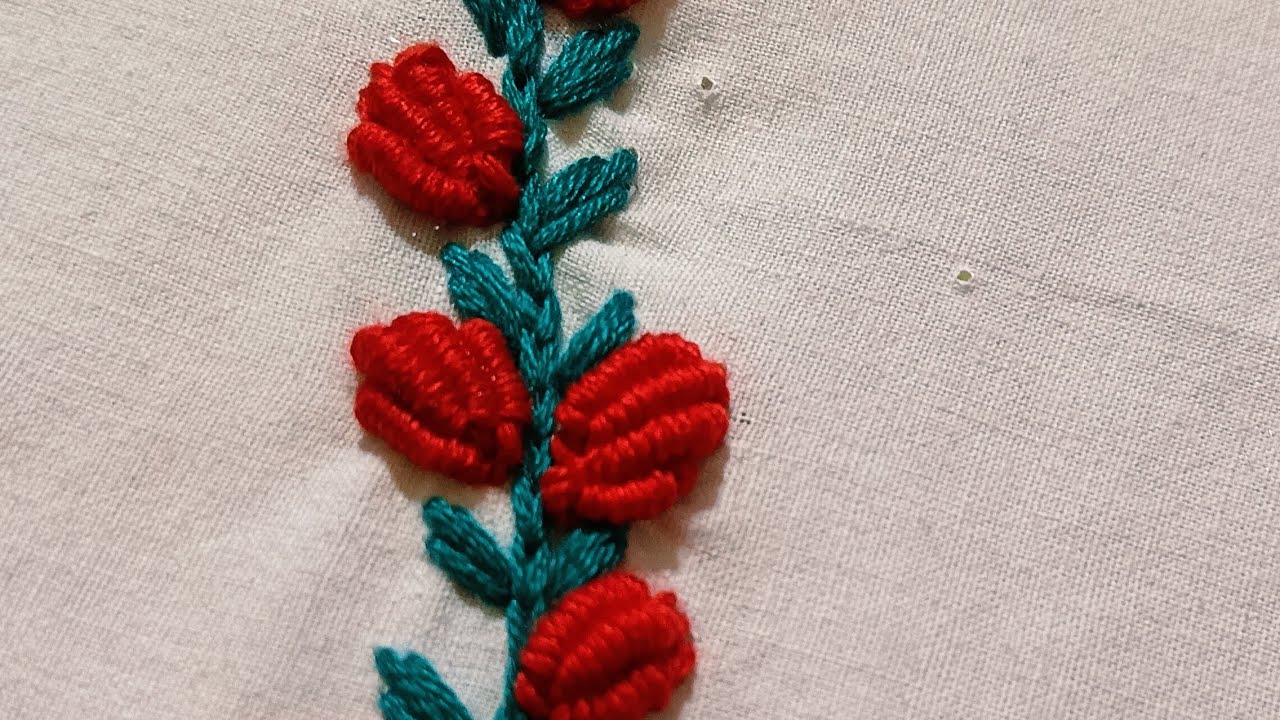 Beautiful  border embroidery.
