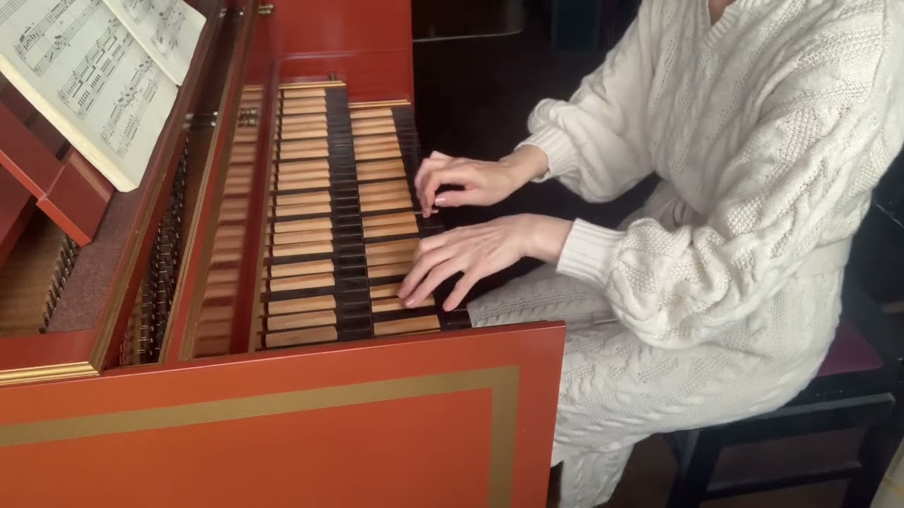 チェンバロ　ジャン.フィリップ.ラモー  めんどり　J.P.Rameau  Nouvelles Suite de Pieces de Clavecin la Poule
