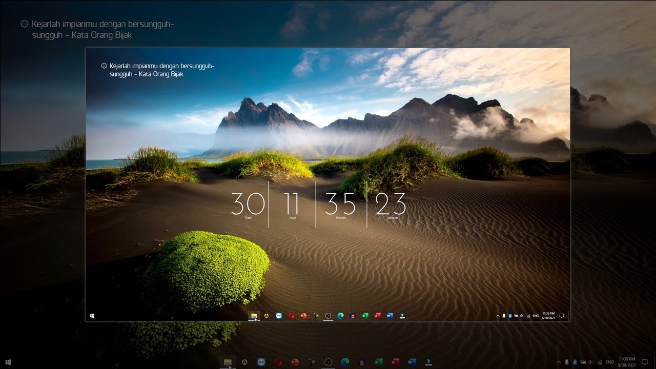 Tampilan Windows 10  Aesthetic | RINGAN