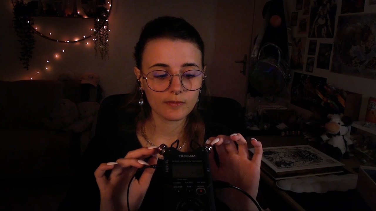 ASMR ✧ Test Tascam DR-40X - Low Light