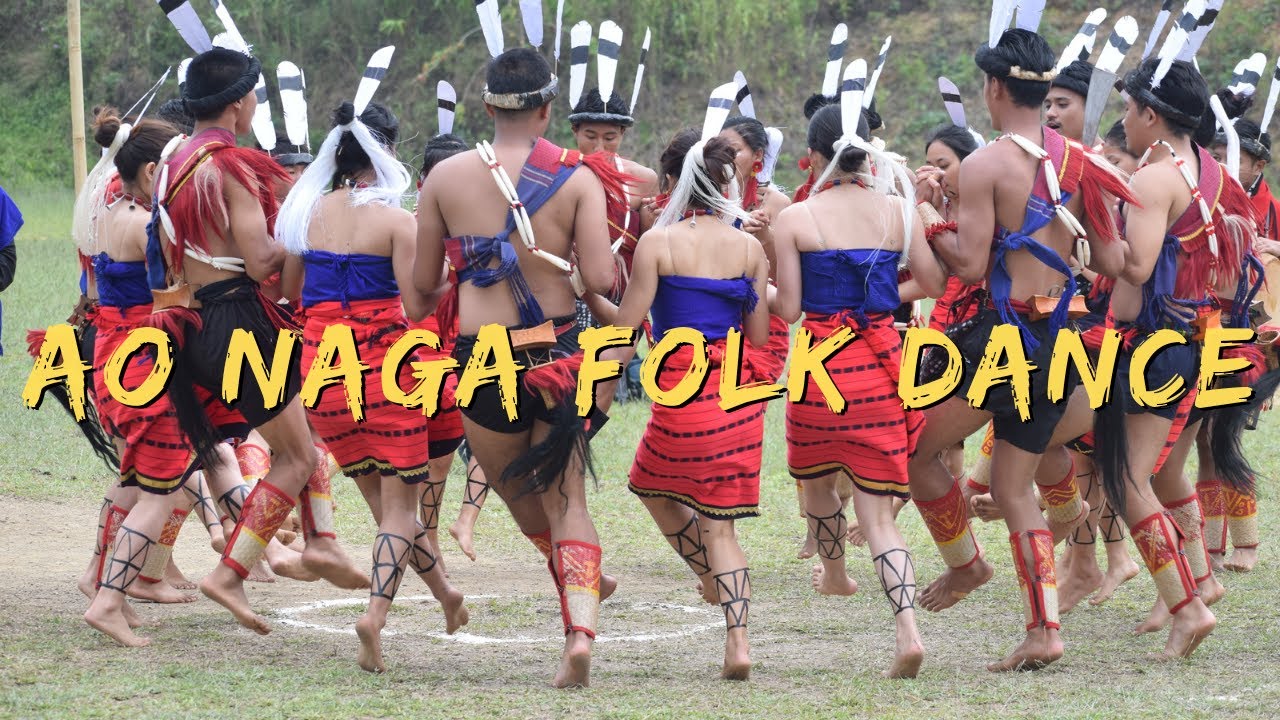 Ao Naga tribe folk Dance from Nagaland, #tribesofindia, #AoNaga, Beautiful Tribal Dance of India