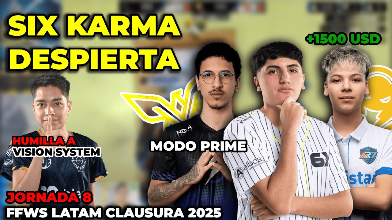 GODKARMA HUMILLA A VISION! SIX KARMA CALLANDO BOCAS! *RESUMEN* JORNADA 8 FFWS LATAM CLAUSURA 2025
