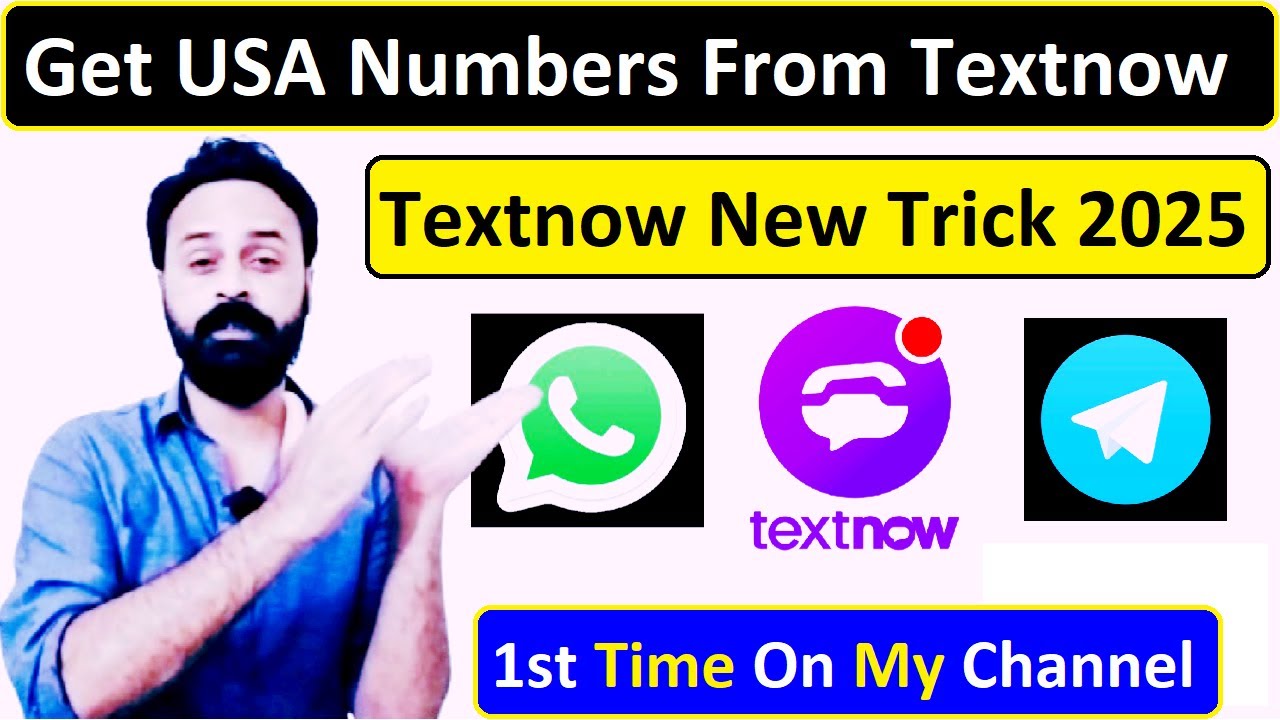 How to create Textnow account in 2025 | Get USA number for OTP verification | fake Whatsapp