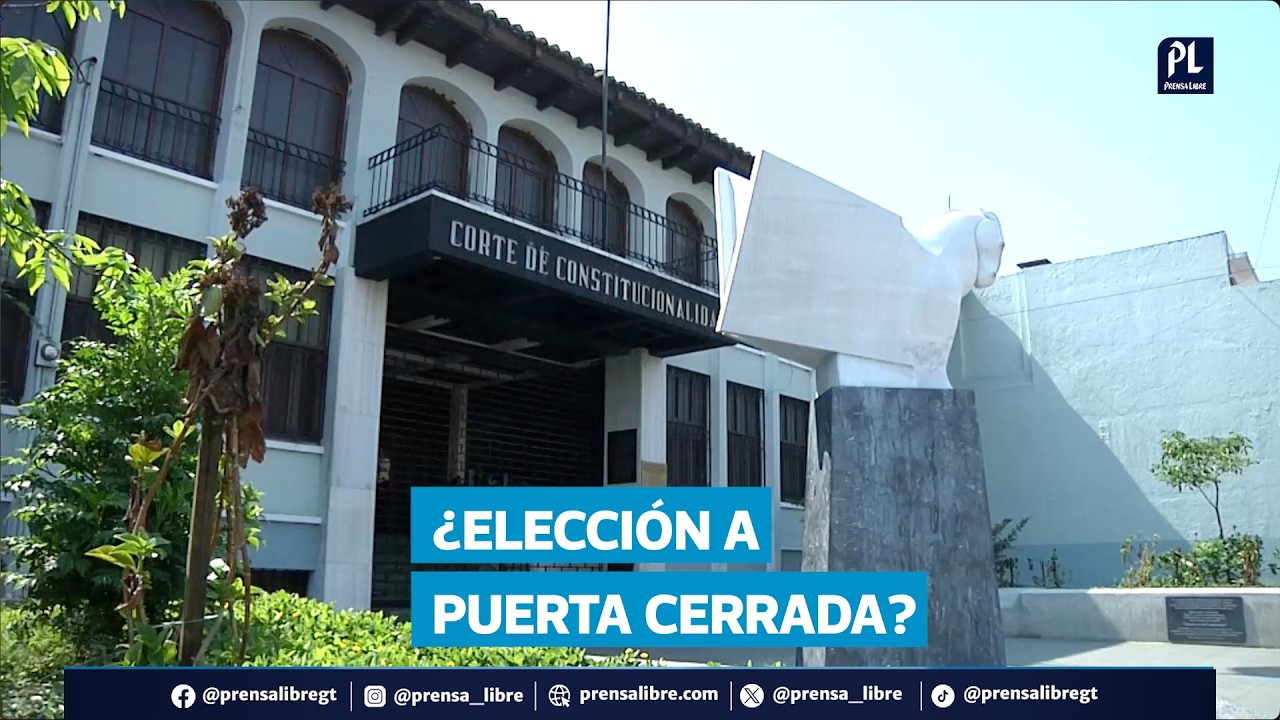 Elección de magistrados de la CC será en sesión cerrada, confirma Arévalo