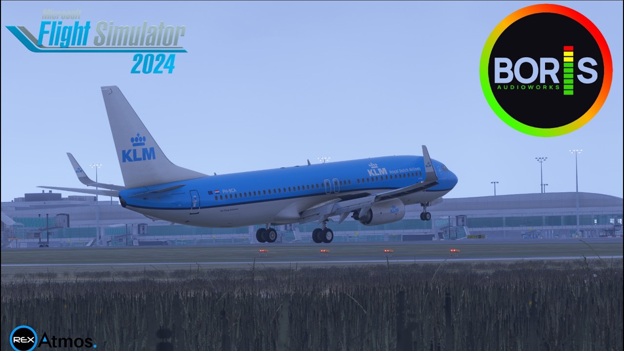 The NEW 737 Boris Soundpack in MSFS 2024 is INSANE! 🔥 KLM Flight from Amsterdam to Prague