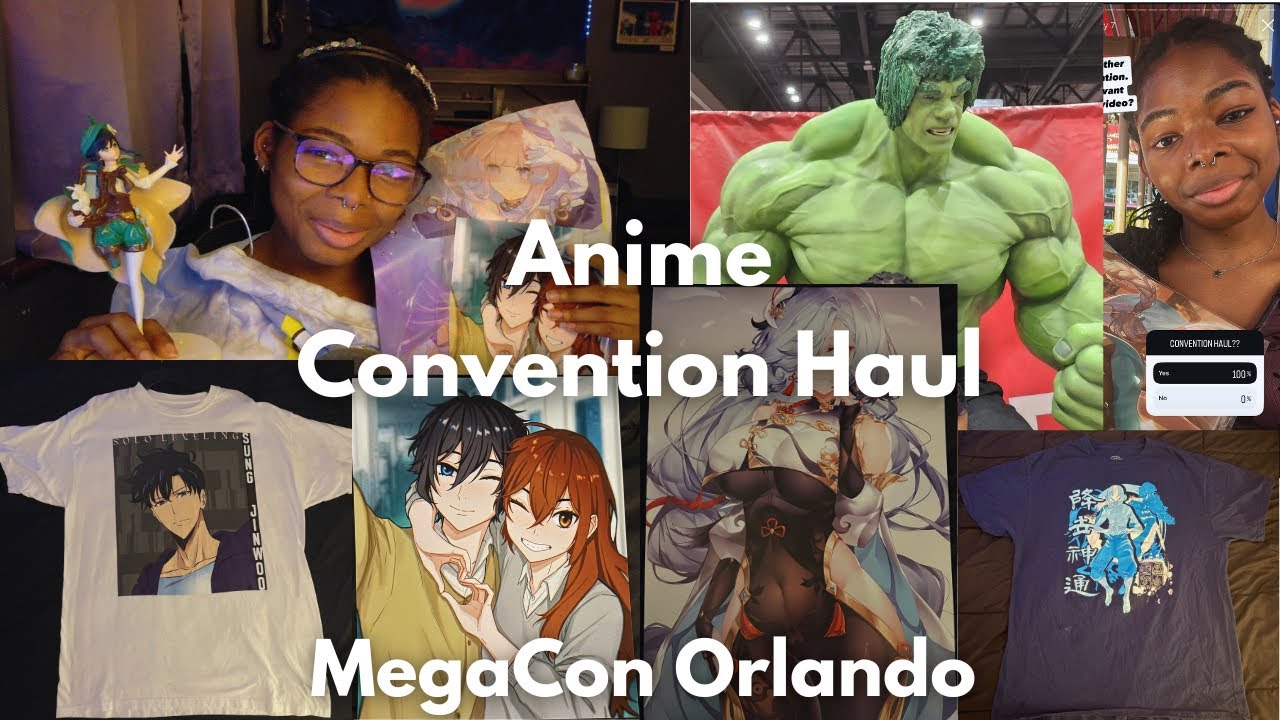 I WENT TO MEGACON ORLANDO! (Genshin Impact + Anime Haul)