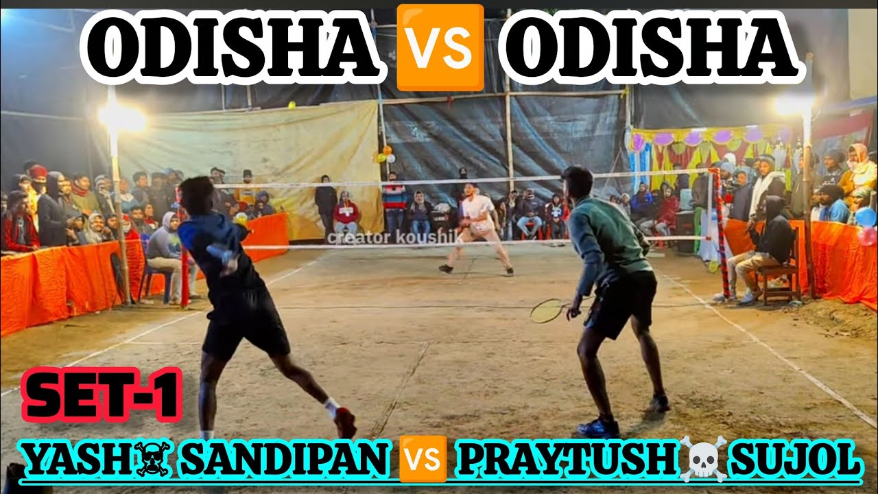 🔥 ORDISHA 🆚 ORIDSHA 🔥YASH☠️ SANDIPAN🆚PRAYTUSH ☠️ SUJOL 🔥#bwf #wbba #badminton #shuttlesmash #sports 