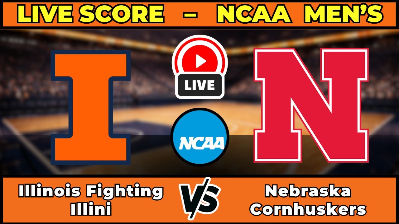 🔴 LIVE: Illinois at Nebraska | NCAAM Men's Basketball Scoreboard | Feb 1 | Big Ten Hoops at PBA