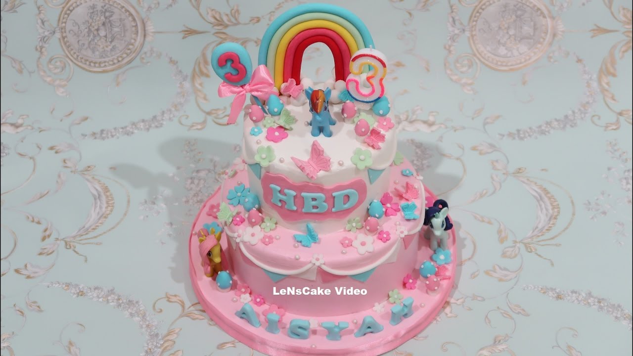 HOW TO MAKE BIRTHDAY CAKE MY LITTLE PONY GRADED