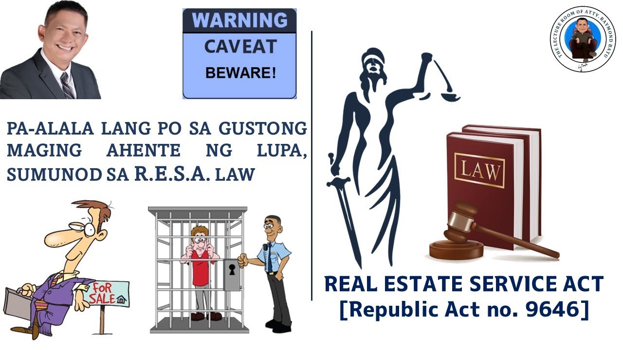 Pede ka makulong! Unlicensed/unaccredited na mga ahente ng lupa, ayun sa RESA Law