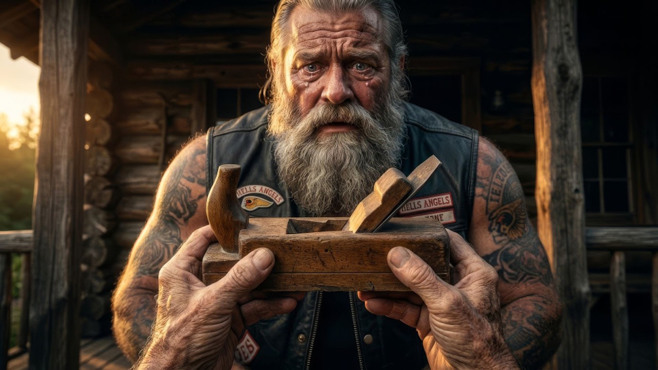 Egy Hell’s Angels motoros 20 év után hazatért — amit a gyerekkori faházában talált, sokkolta...
