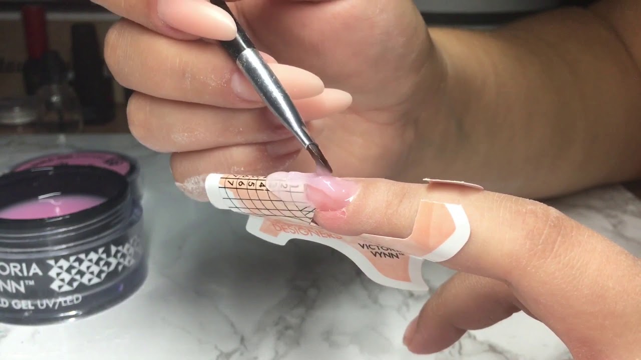 Nataly Nails🎀MIGDAŁ KLASYCZNY/ALMOND💅🏼przedłużanie na formie, budowa apexu, zaciskanie tunelu