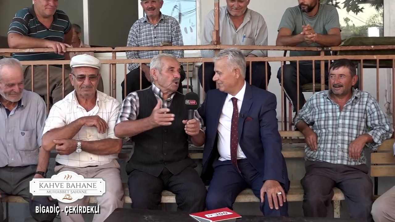 BİGADİÇ-ÇEKİRDEKLİ KÖYÜ  KAHVE BAHANE TV100