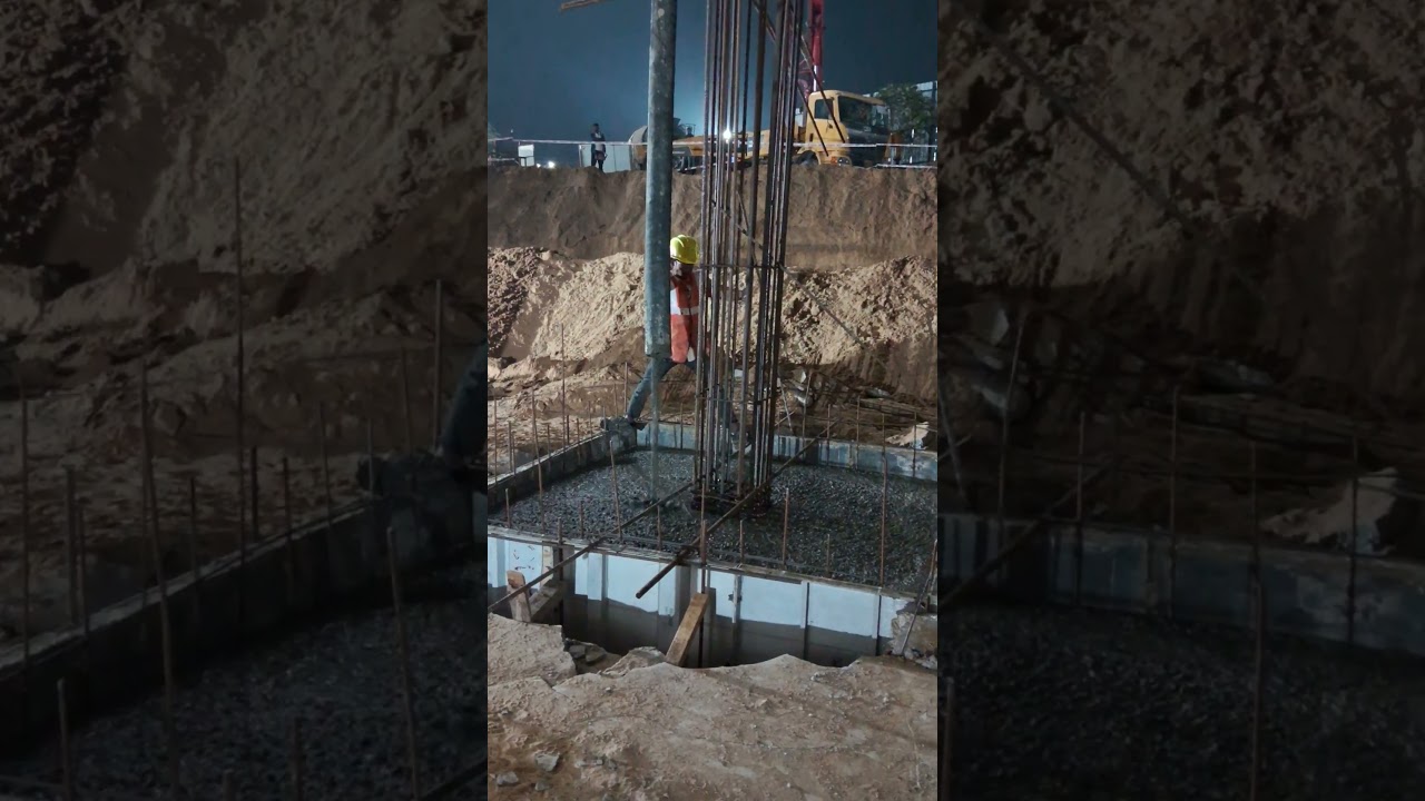 Rcc of column footing #rcc #footing #column #concrete #building #constraction #viral #shorts