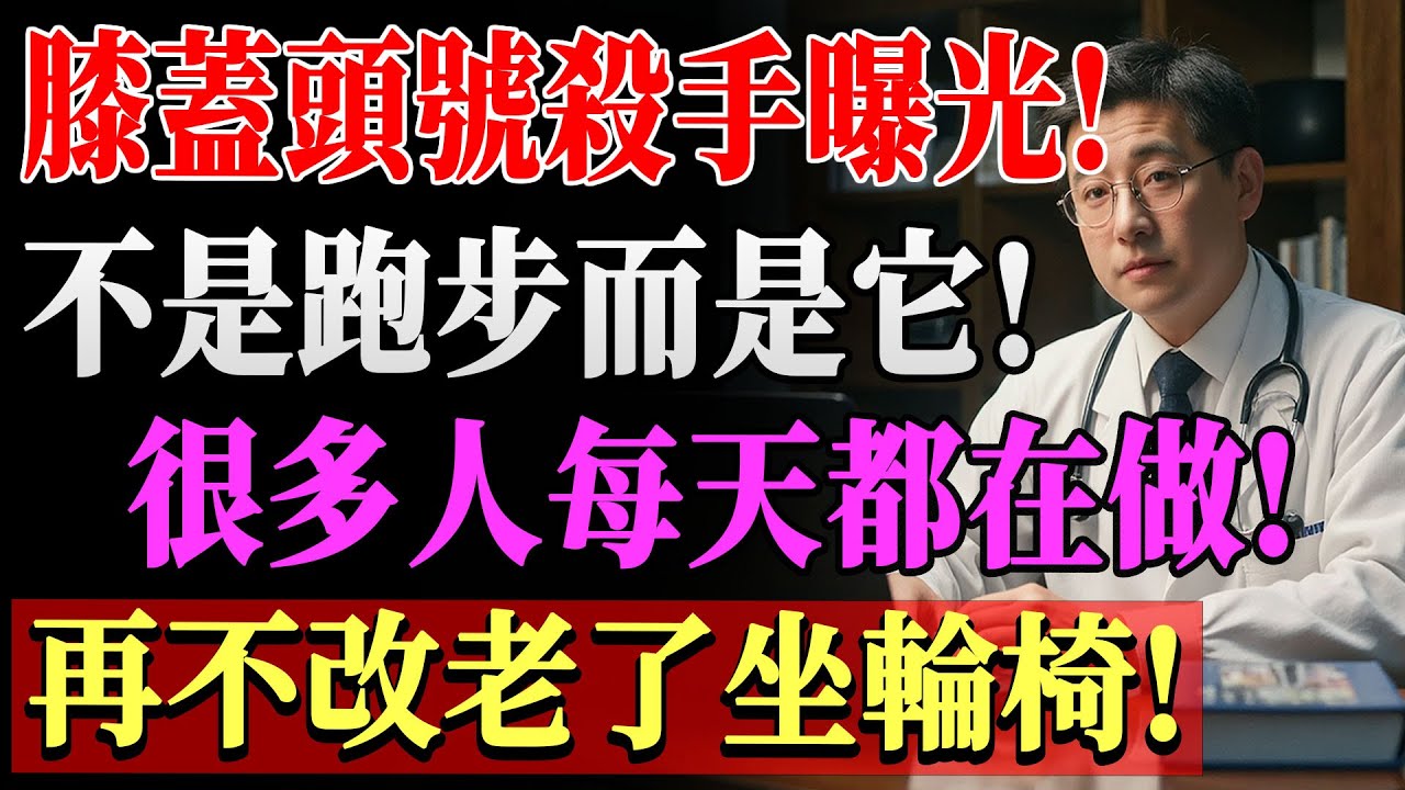 膝蓋痛別只怪老化！揭秘真正奪命習慣，醫師提醒改掉才能防止膝關節嚴重退化！