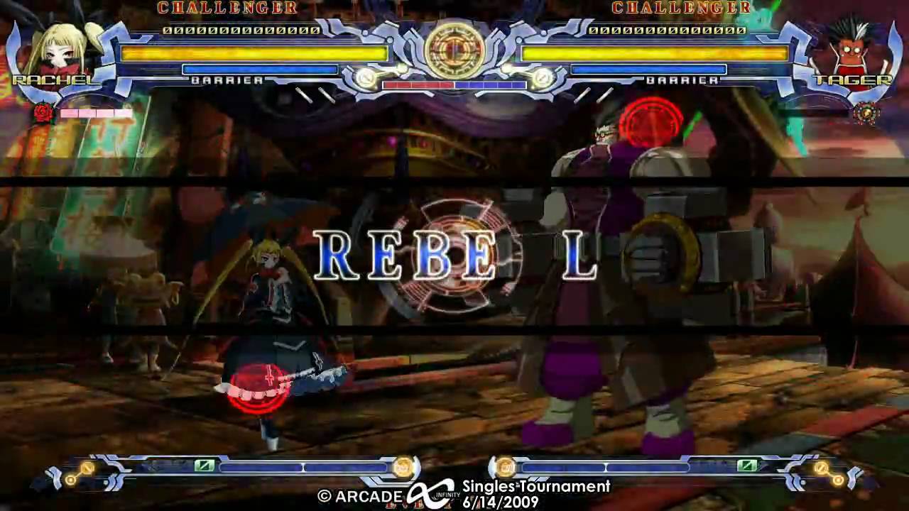 Arcade Infinity Blazblue Tournament -  Top 8 Zaido(RA) vs Mike_Z(TA) 6/14/2009