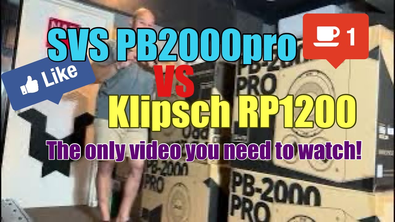 SVS PB2000pro VS Klipsch RP1200SW — единственное видео, которое вам нужно посмотреть!