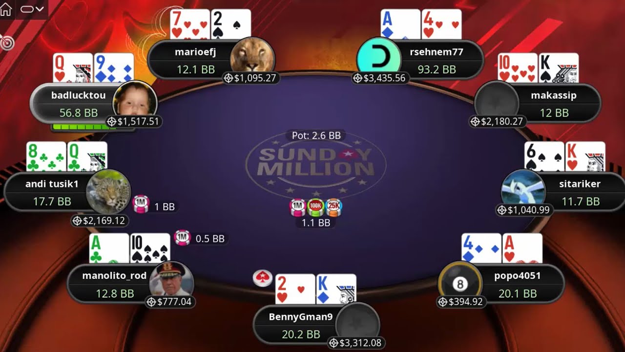 $109 SUNDAY MILLION PKO 13-08-2023 Midstakes Madness Main Event rsehnem77 | badlucktou | makassip