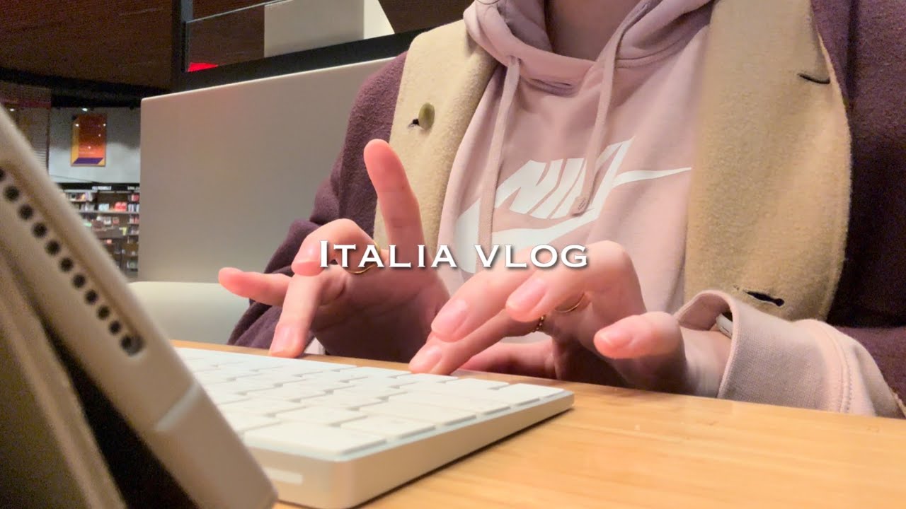 Eng)🇮🇹Vlog. 이탈리아 유학생의 시험기간 브이로그ㅣ매일 매일 공부하는 중ㅣ한국에서 온 택배, 그리고 해외살이의 고충이였던 머리 셀프 매직 후기
