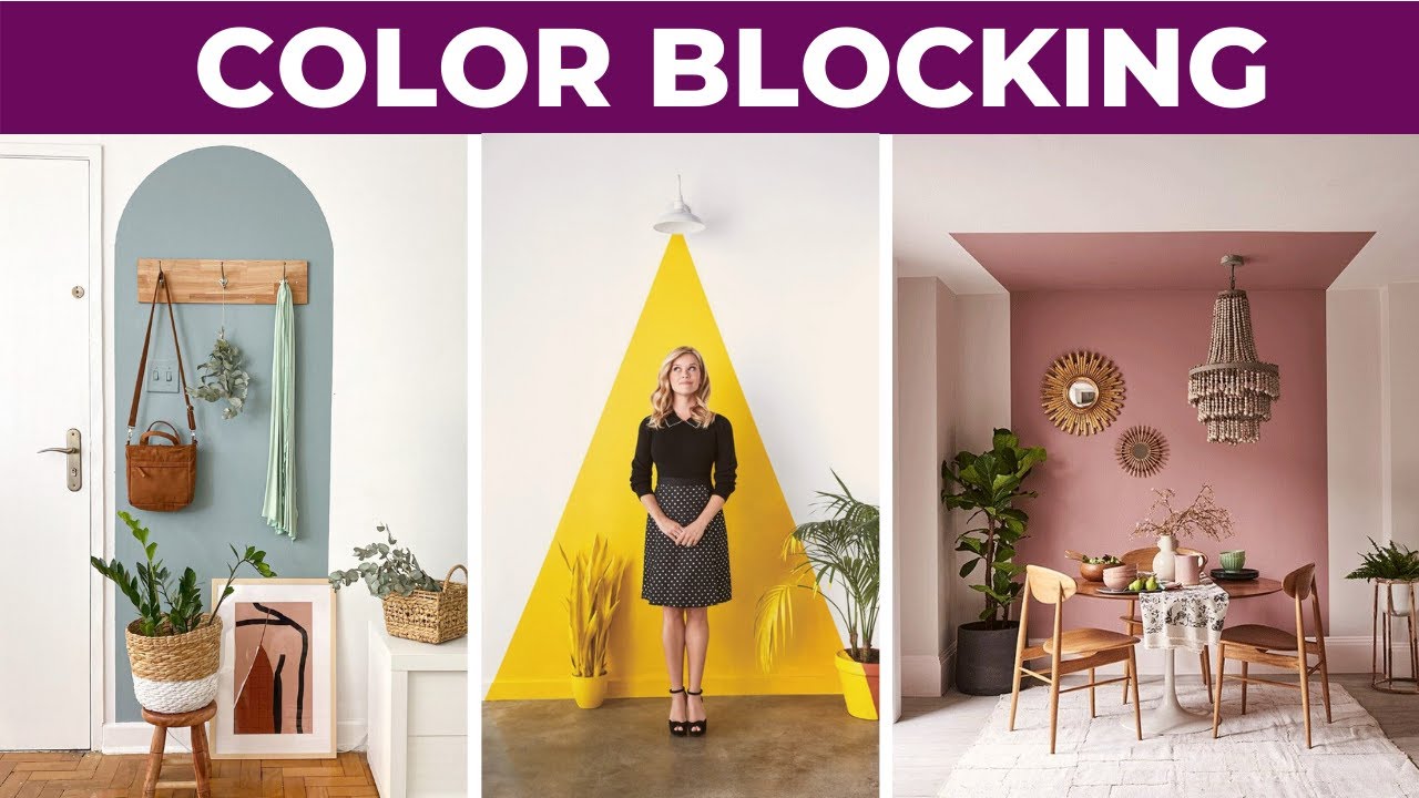 RINNOVARE il look della casa col COLOR BLOCKING