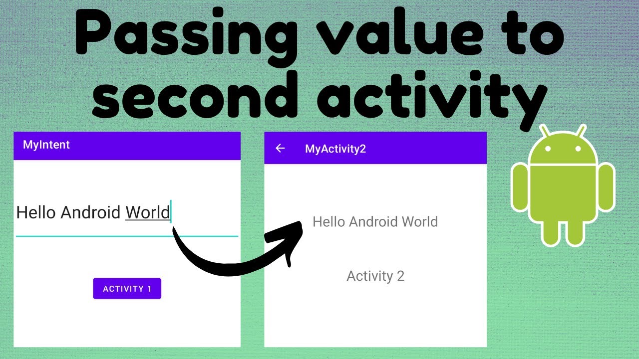 Passing value to the Second Activity(Intent) | TechViewHub | Android Studio