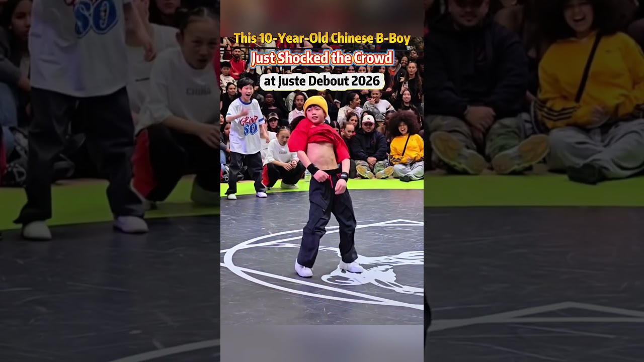 【A 10-Year-Old Chinese B-Boy Shocked the Crowd at Juste Debout 2026】