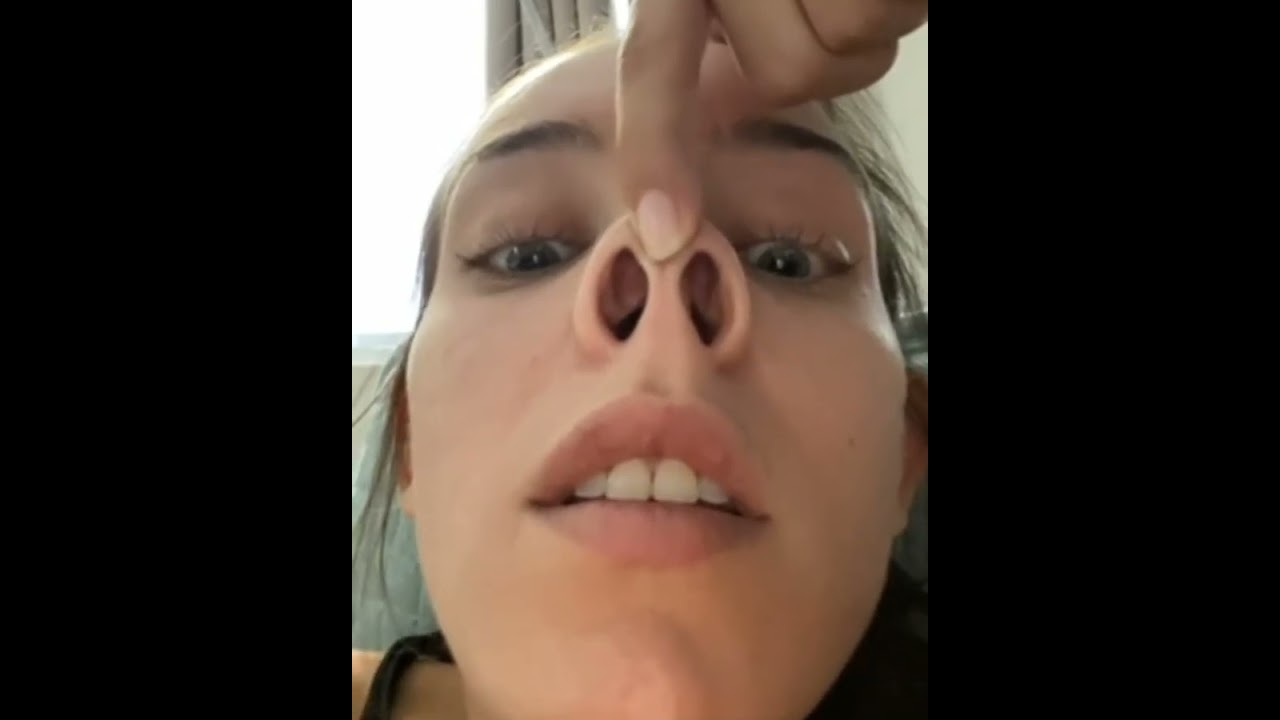 😍 Charity Flaunts Her Big & Long Nostrils, Revealing the Deep Inside of Her Nose! 👃✨