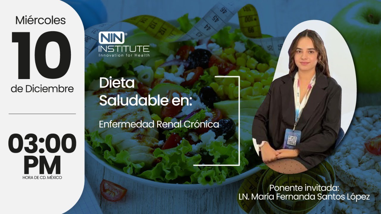 Webinar gratuito: Dieta saludable en Enfermedad Renal Crónica (ERC) 📱