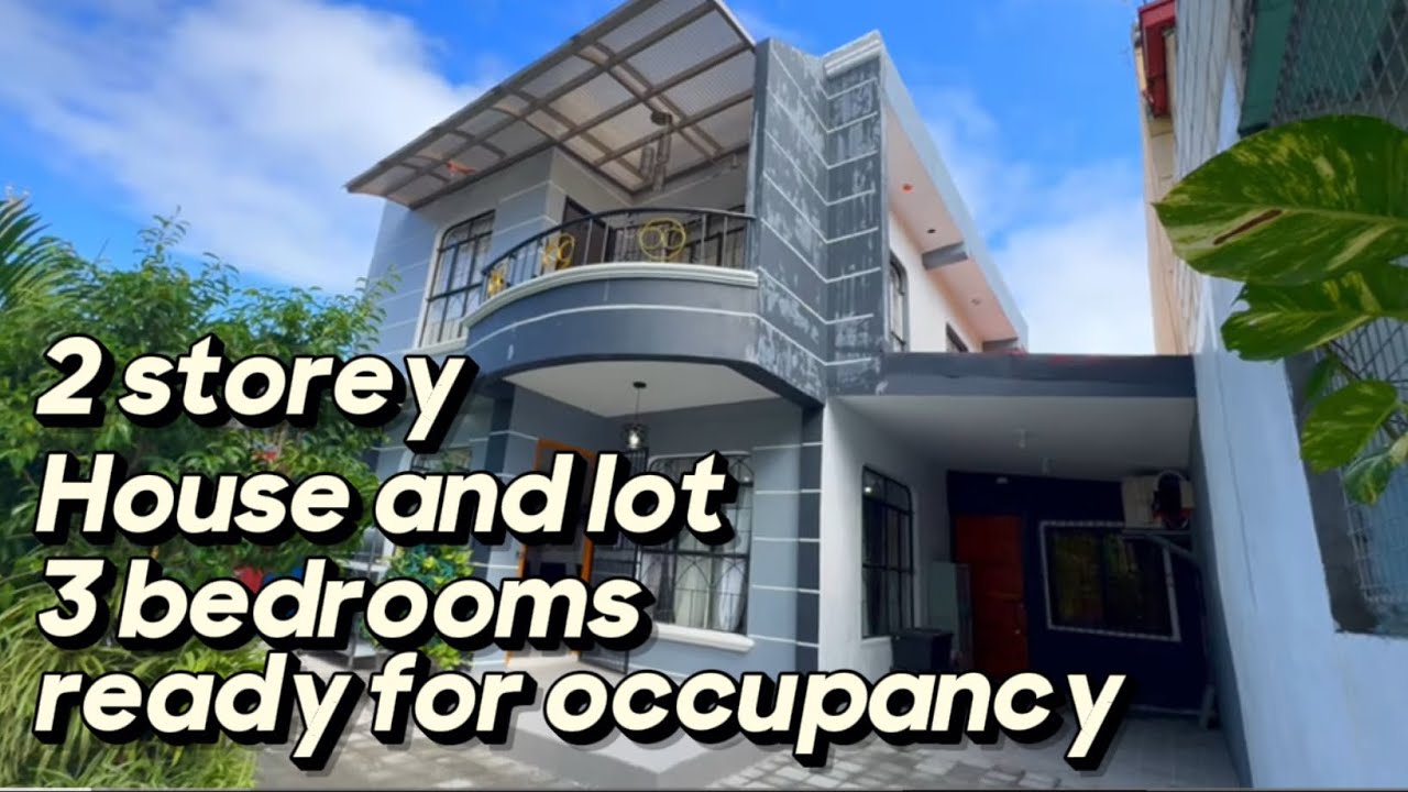 V-A123-24 House and lot 3 bedrooms ready for occupancy | near business establishment and hospital