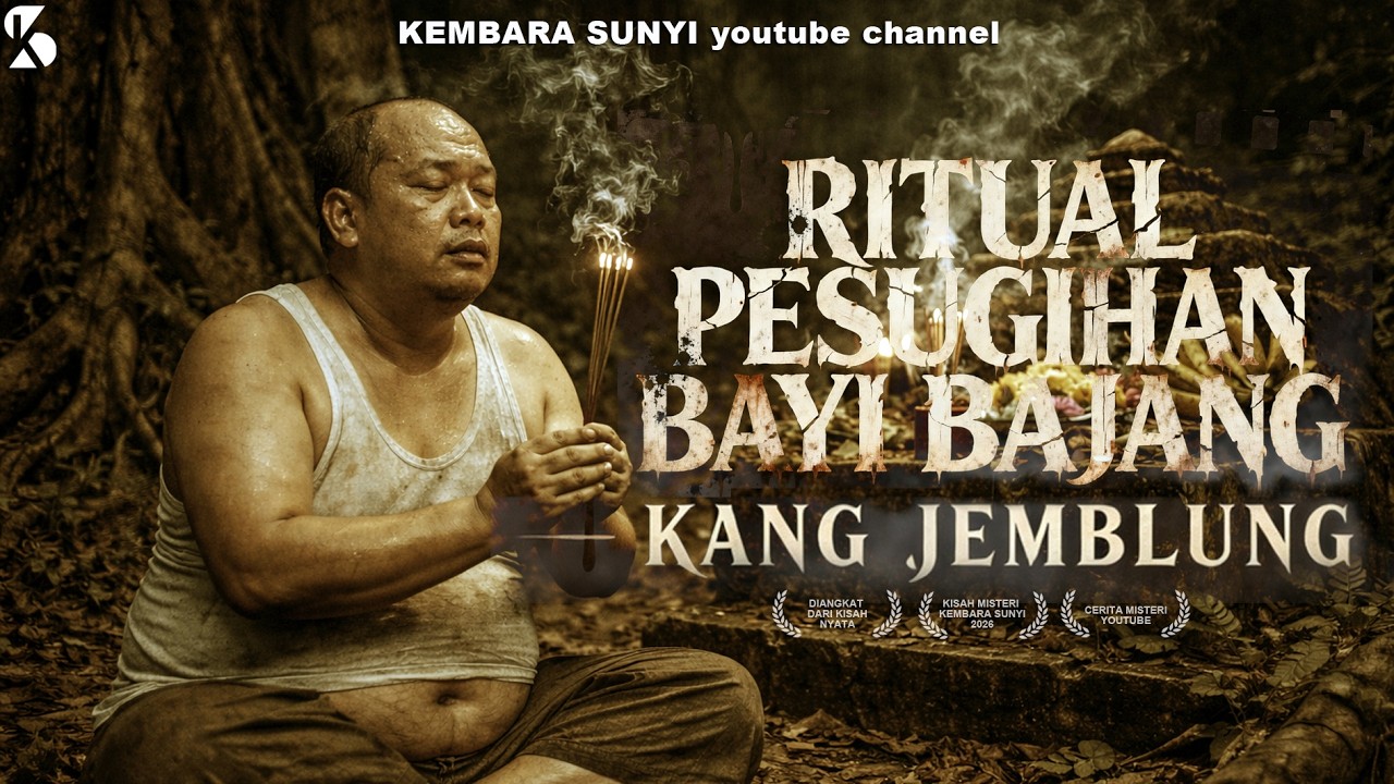 KANG JEMBLUNG RITUAL TELANJANG DI KUBURAN BAYI BAJANG. #kangjemblung #kembarasunyi