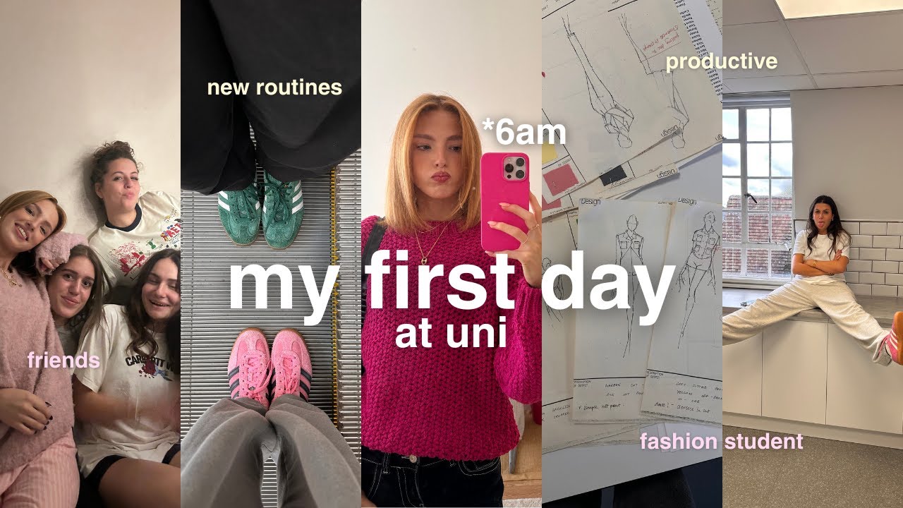 first day of uni VLOG | lectures, friends & being productive