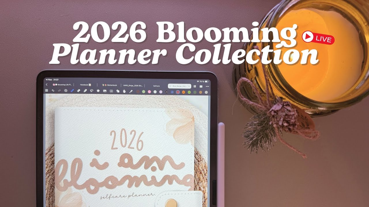 2026 BLOOMING DIGITAL PLANNER COLLECTION LAUNCH
