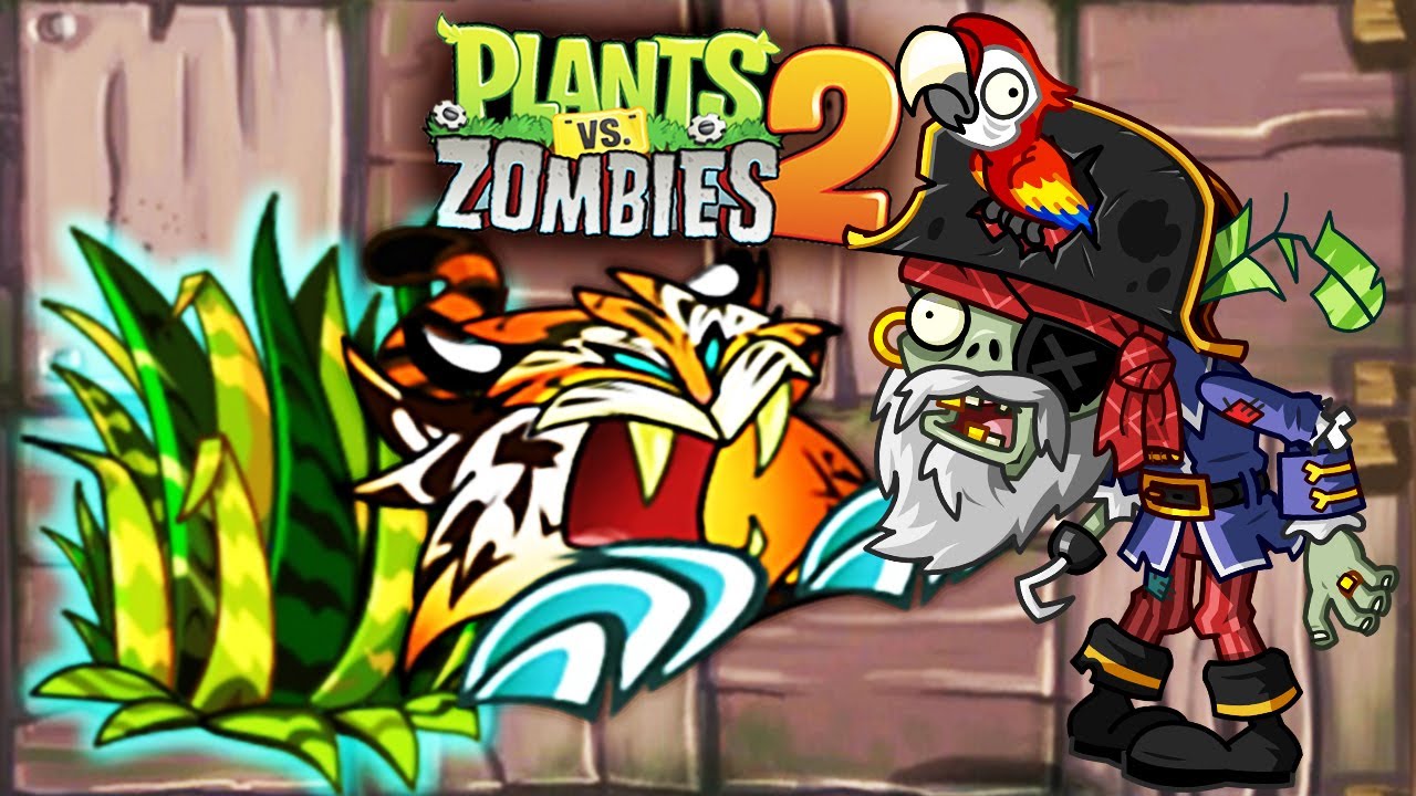 ПОДМЕТАЮ ЗОМБАРЕЙ! Купил Крутое Растение ТИГРОВАЯ ТРАВА Растения Против ЗОМБИ / Plants vs Zombies 2