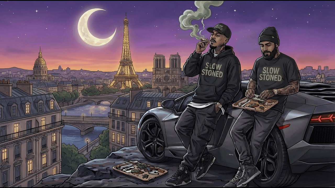 “OG PARIS KUSH EVENING” Playlist — 420 Vibe Music | Chill Rap • Bluesy Hip-Hop • Slow Stoned