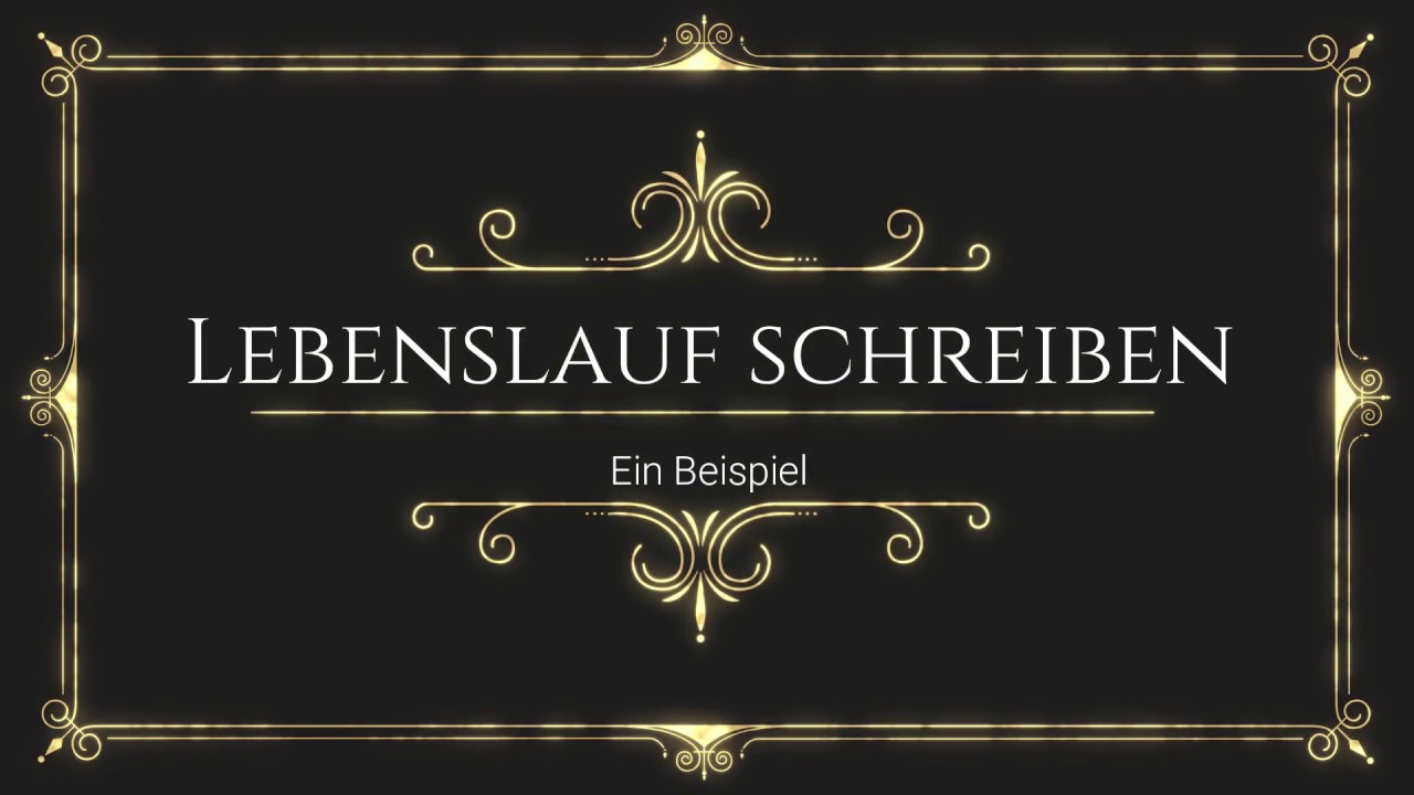 كيف تكتب سيرة ذاتية | wie schreibt man Lebenslauf