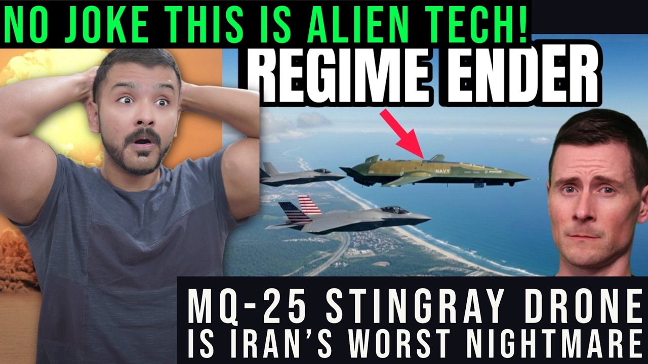 U.S. Navy MQ-25 Stingray Drone is Iran’s Worst Nightmare | CG Reacts