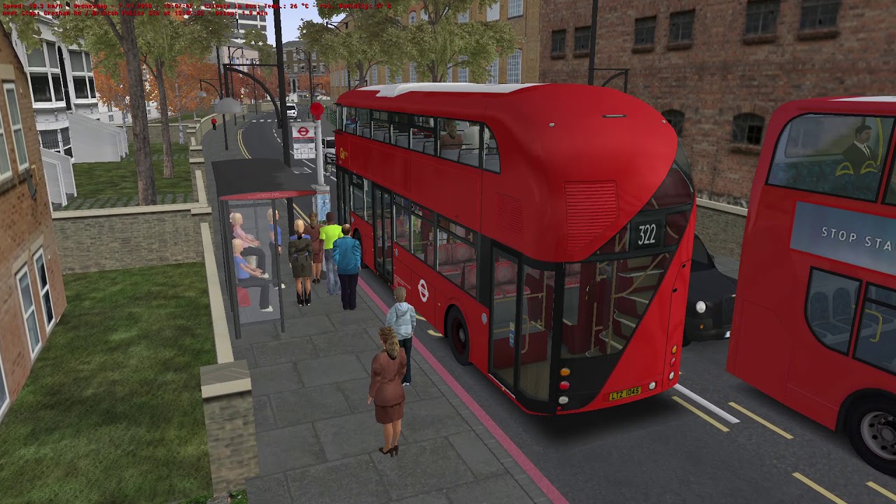 Omsi 2 AOL Day 6 Trip 2 of 2 Route 322 Crystal Palace to Brixton *RARE* WORKING (London Citybus NRM)