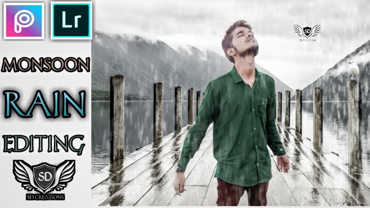 PicsArt Monsoon Rainy Season Effect Editing | The SD Creations