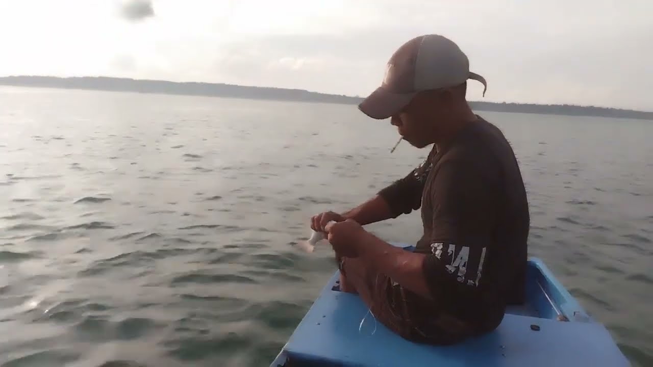 Mancing di pulau Maratua emang mantap 
