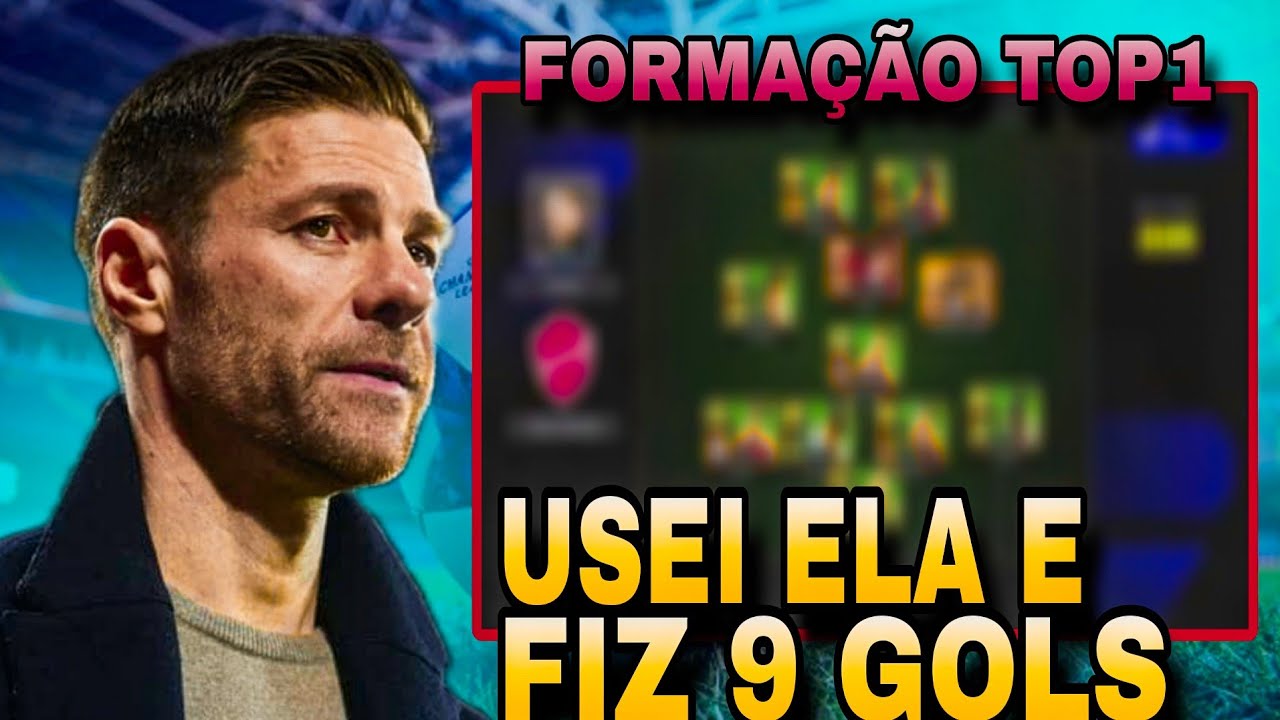 USEI A FORMAÇÃO DO TOP 1 E FIZ 9 GOLS NO EFOOTBALL 2024 💥 MELHOR FORMAÇÃO 🤯