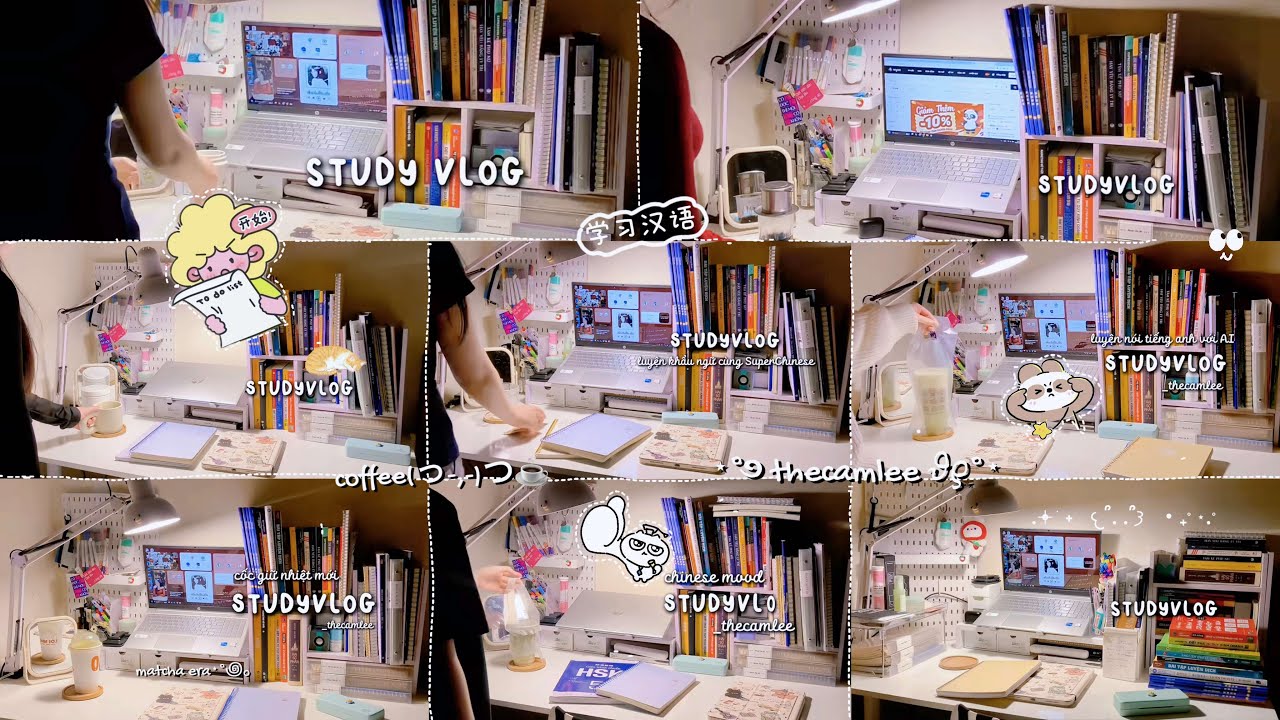 studyvlog ₊˚.🎧📓✩| Tổng hợp những video động lực học tập - P1