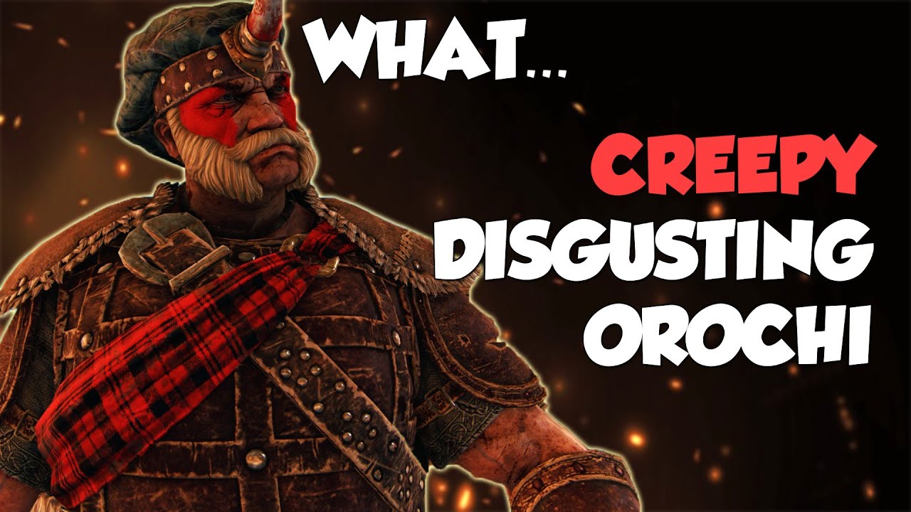 Bro... Creepy Behaviour Orochi Spotted DISGUSTING | For Honor
