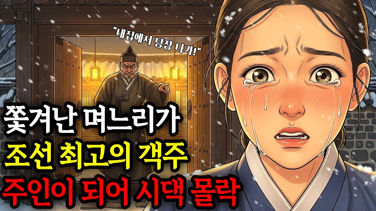 쫓겨난 며느리가 떠돌다 조선 최고 객주 주인이 되어 시댁 몰락시킨 이야기 |야담 전설 민담 옛이야기|