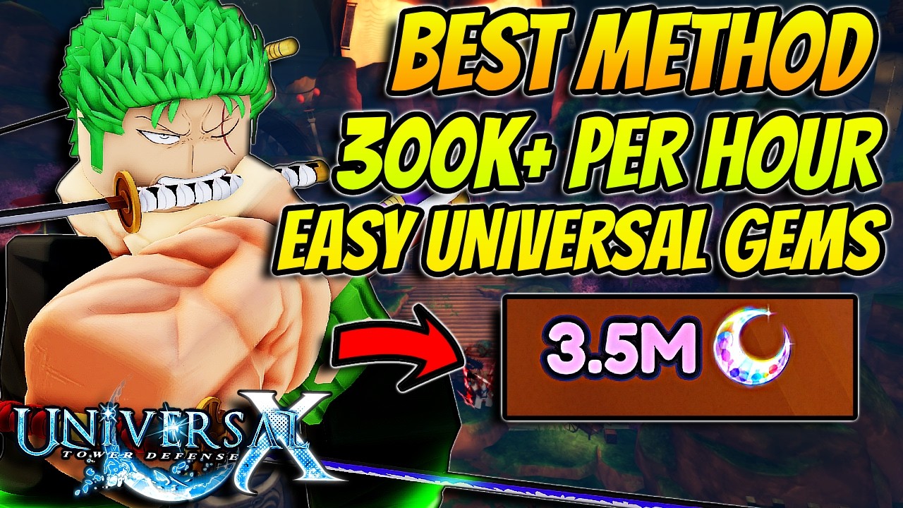 САМЫЙ ЛУЧШИЙ способ фарма 350 000+ Universal Gems в час в Universal Tower Defense X &mdash; ОБНОВЛЕНИЕ 3!