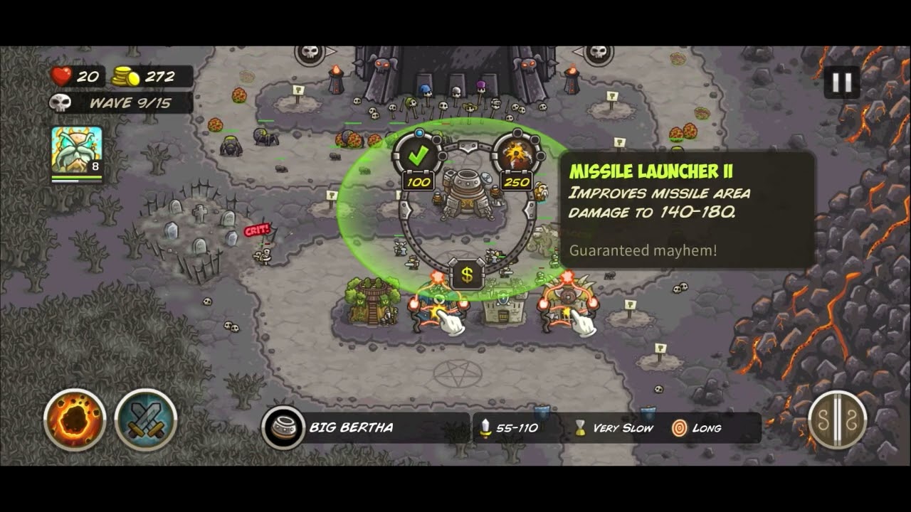 Kingdom Rush | The Dark Tower Normal [Walkthrough]