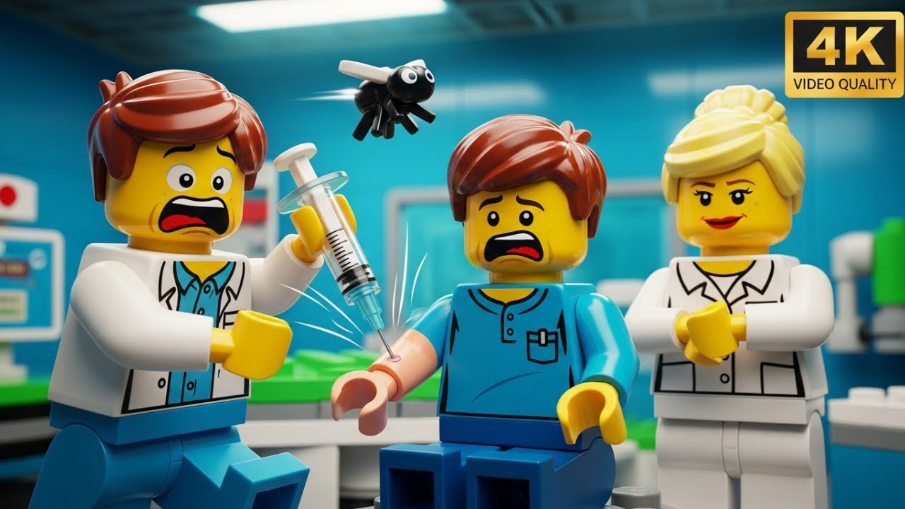 LEGO Hospital Stories: The Doctor Who's Scared of Needles (Funny Parody)