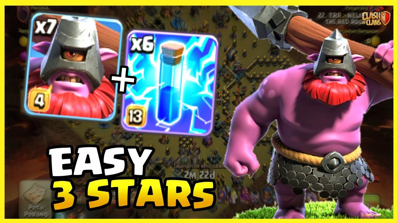 Super Easy  Zap Throwers Town Hall18 ❗ Best TH18 Attack Strategy