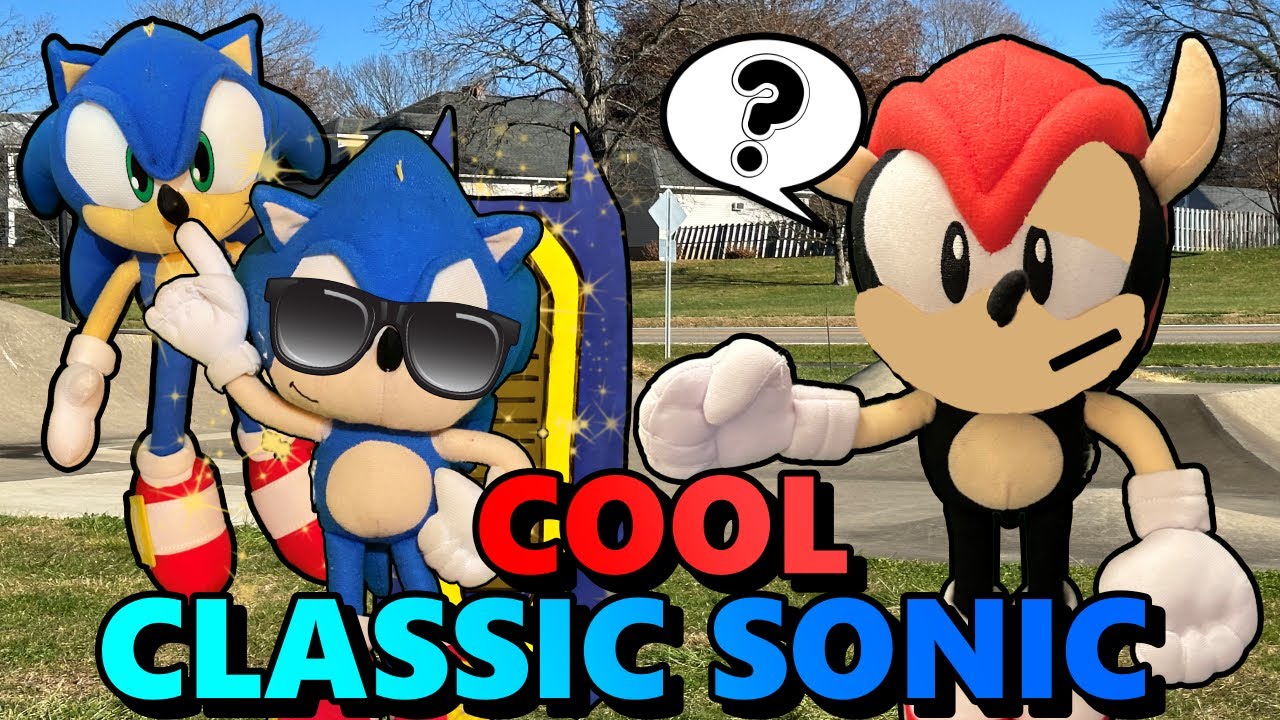 Sonic Plush - Cool Classic Sonic!