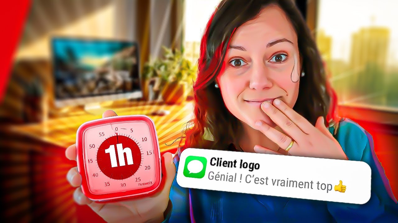 Je Crée un Logo Pro en 1 HEURE Pour un VRAI Client !