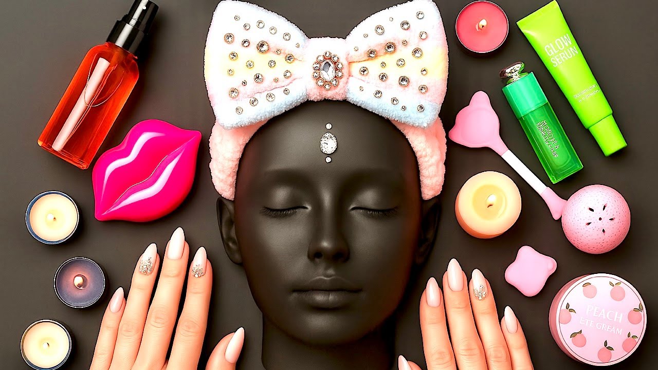 Ultimate ASMR Facial on Mannequin 💆‍♀️ | Glowing Skin & Soul (No Talking) ✨